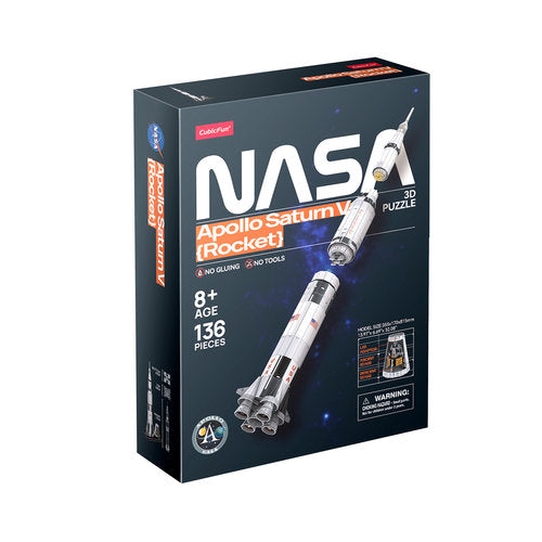 Puzzle 3D Apollo Saturn V Rocket - World Brands Games