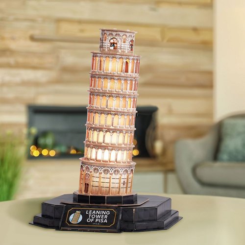Puzzle 3D Torre de Pisa LED Night Edition - 42 piezas
