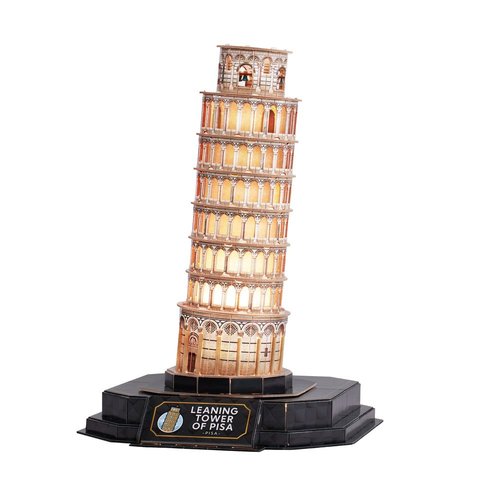Puzzle 3D Torre de Pisa LED Night Edition - 42 piezas