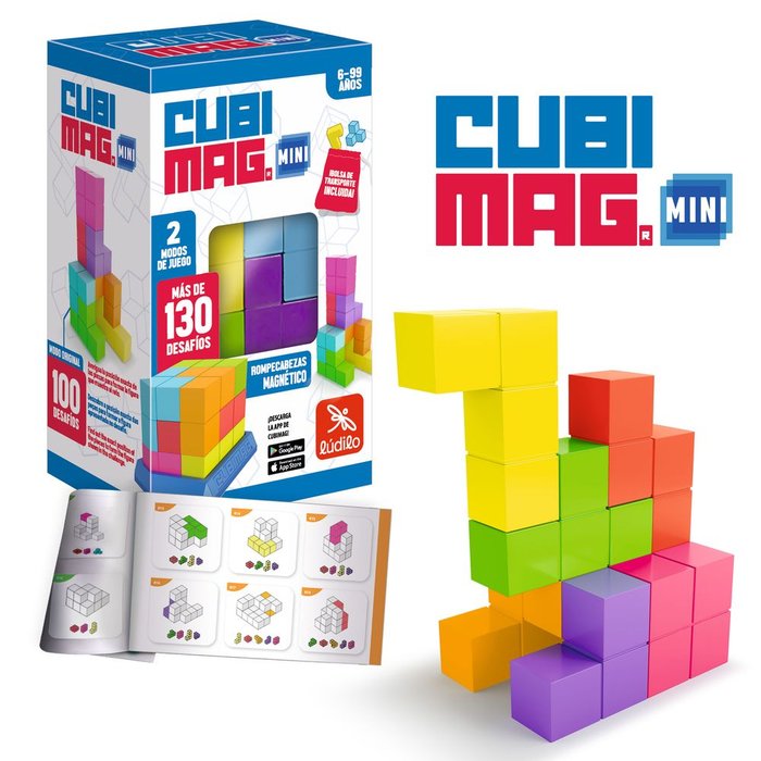 JUEGO CUBIMAG MINI | LUDILO | 1 UNIDAD | 8436598034233 Imagen principal del producto