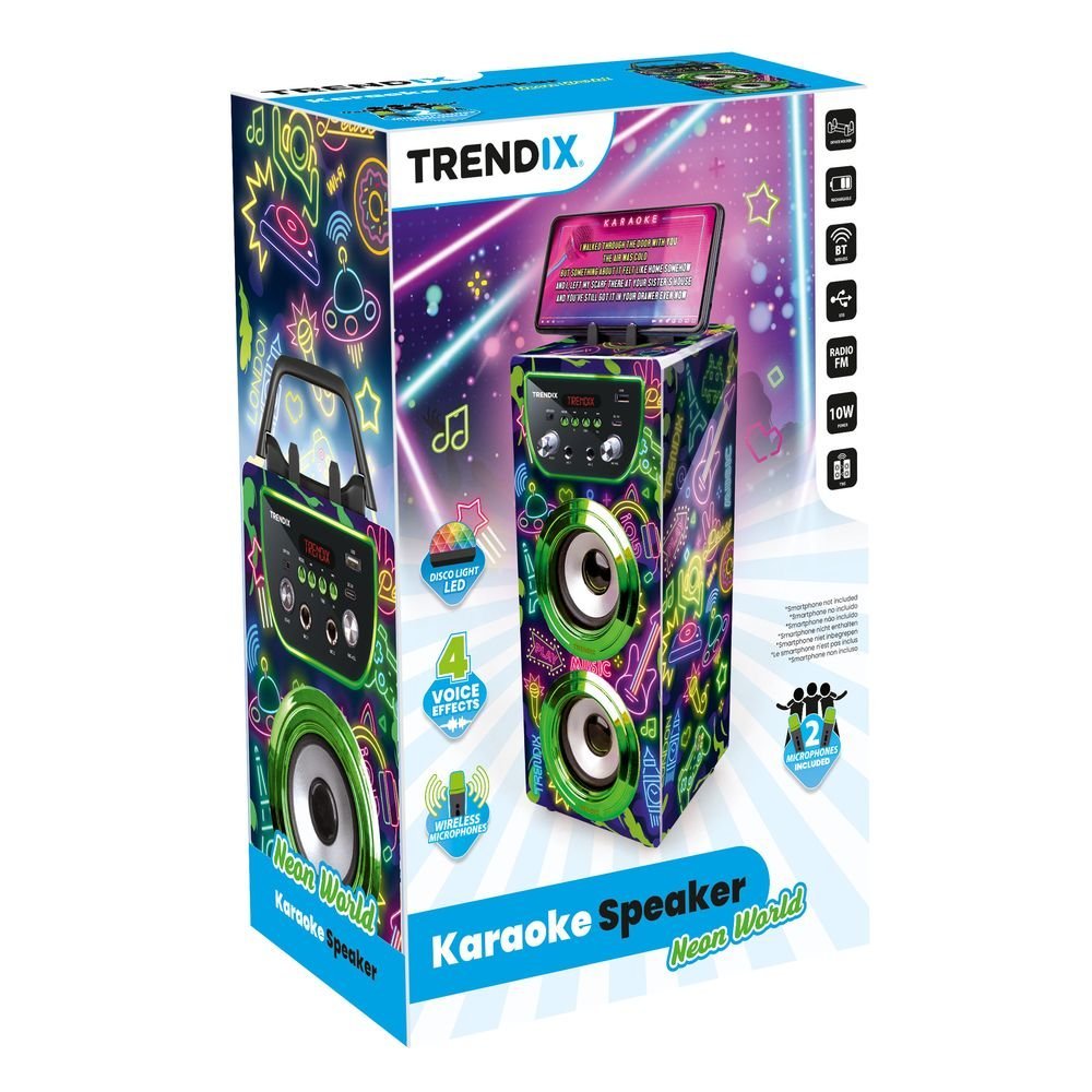Juego Karaoke Neon World Inalámbricos Marca World Brands Games Imagen principal del producto