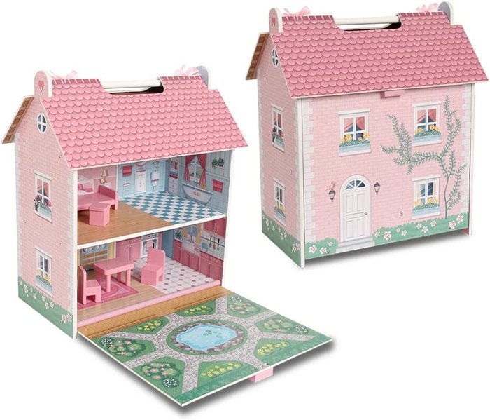 Casa de Muñecas de Madera DEQUBE Imagen principal del producto