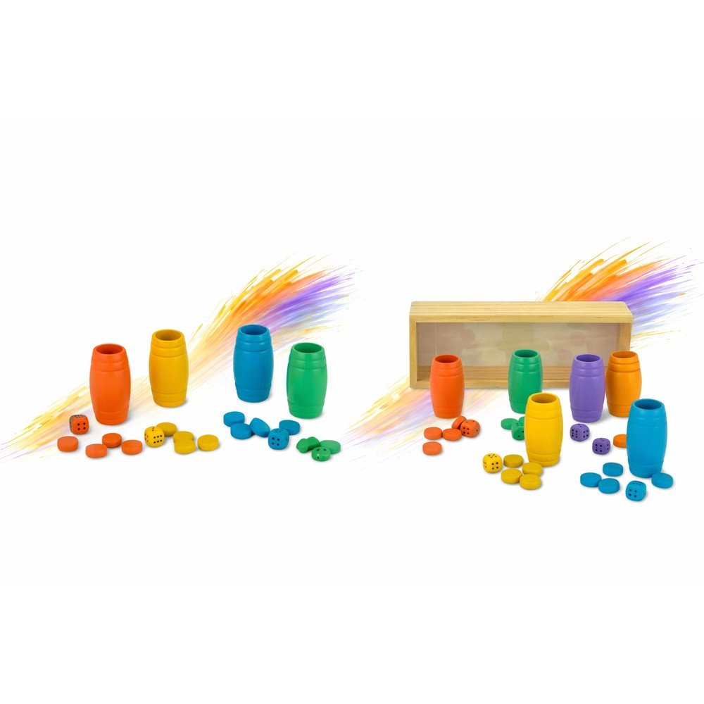Accesorios Parchis Madera 4 Jugadores DEQUBE Imagen principal del producto