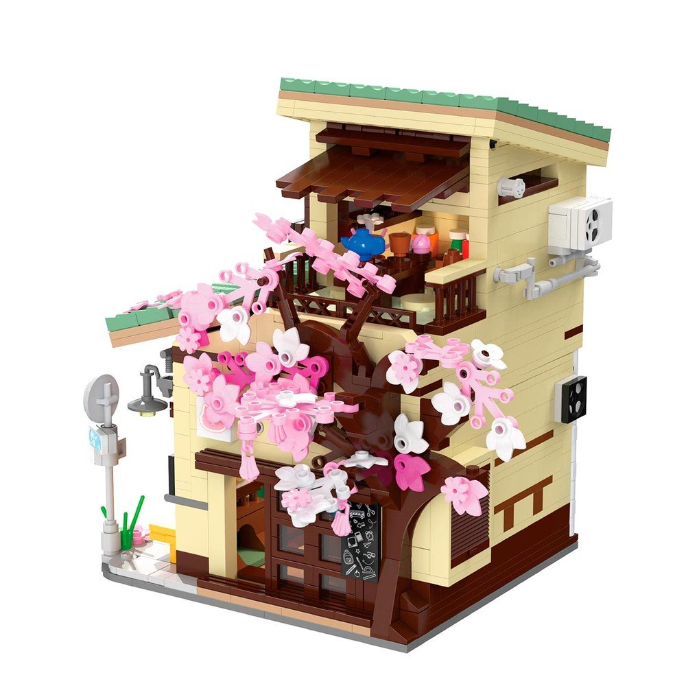 Juego Construcción Tienda Comestibles Deqube 921 piezas