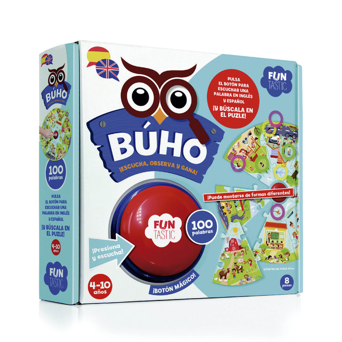 Buho Puzle Botón Funtastic Imagiland