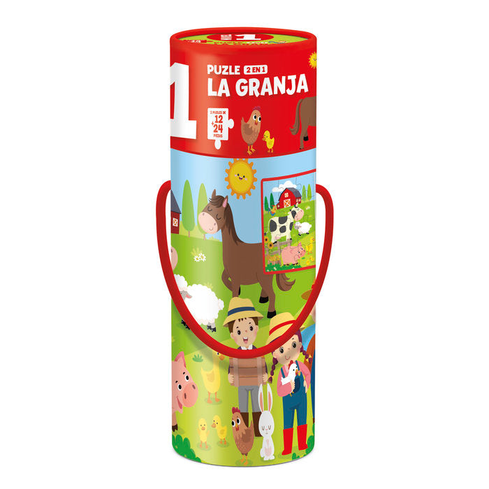 PUZZLE DE 12 Y 24 PIEZAS LA GRANJA PUZZLING | FUNTASTIC IMAGILAND | 1 UNIDAD | 8436602090897 Imagen principal del producto