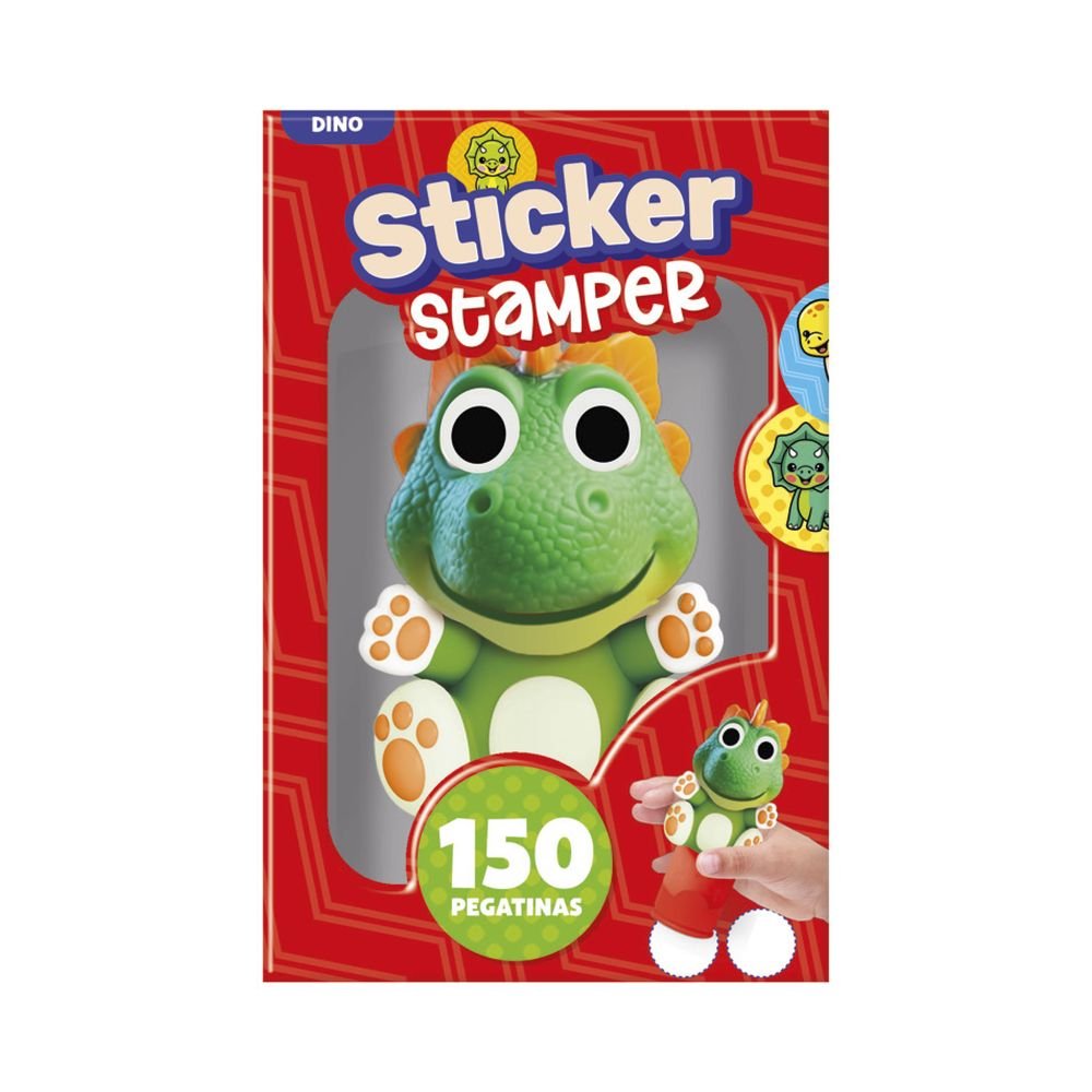 Set Sticker Stamper Dino PLAY TIME IMAGILAND