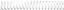 Espiral plástica blanca 12 mm DHP para encuadernación
