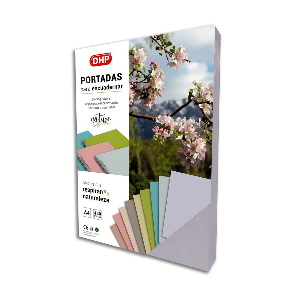 Portada PP 450 Micras A4 50 Verde Oliva Nature DHP Comerpa SLU Imagen principal del producto