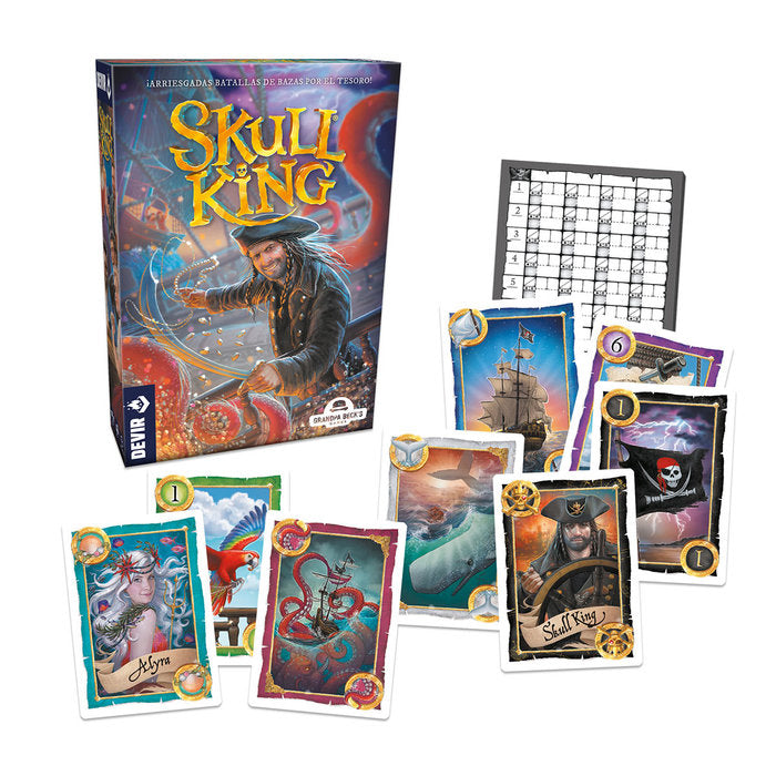JUEGO DE MESA SKULL KING (NUEVA EDICION) | DEVIR GAMES | 1 UNIDAD | 8436607940418 Imagen principal del producto