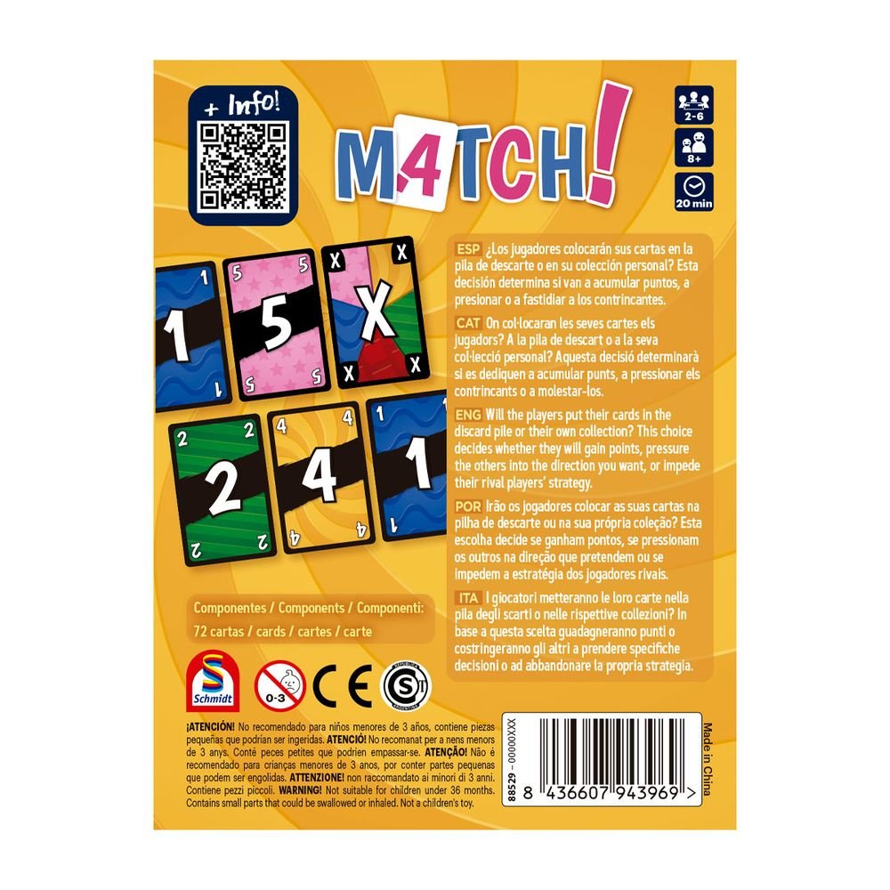 Juego Match! de Devir Games
