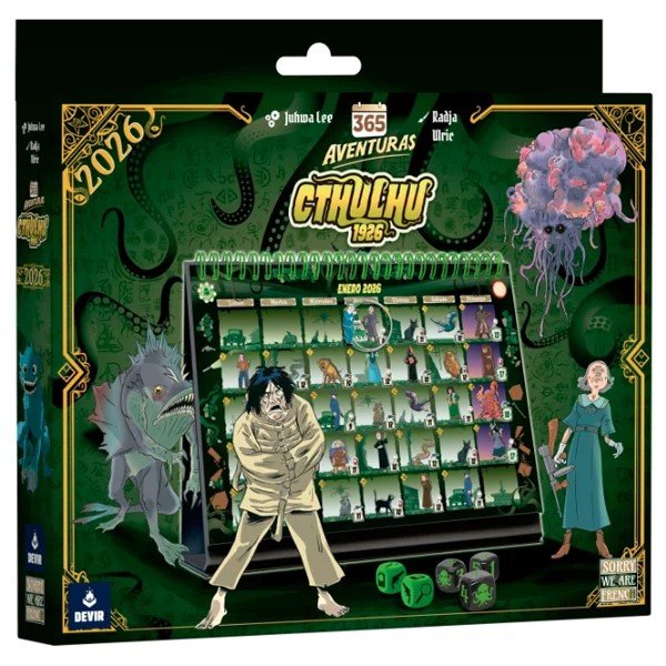 Calendario 365 Adventures Dungeon Devir Games