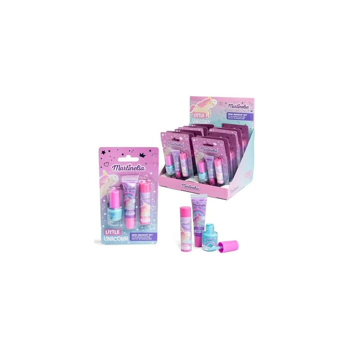 Expositor 12 Mini Set Maquillaje Pequeño Unicornio MARTINELIA Imagen principal del producto
