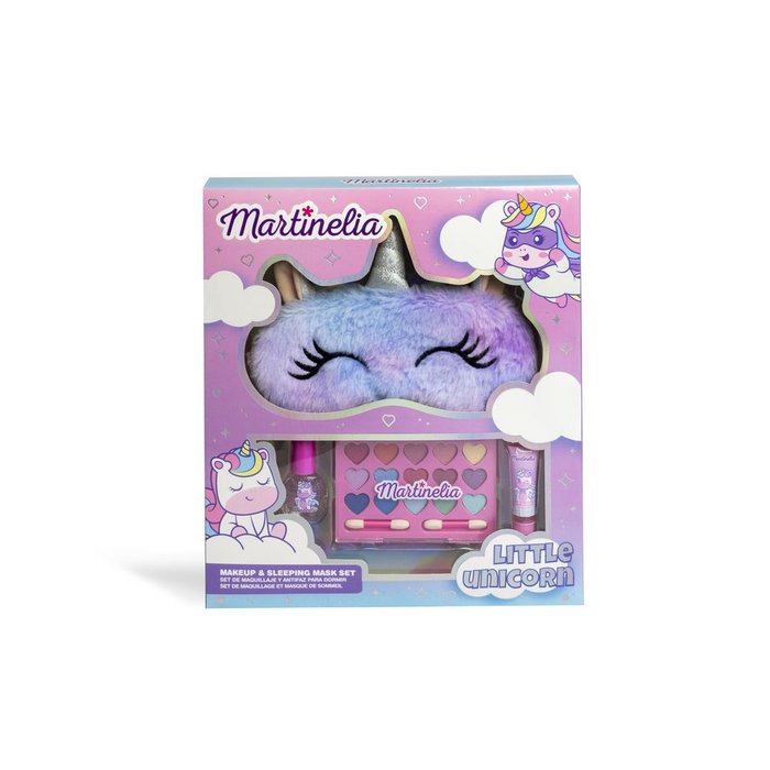 Maquillaje y antifaz pequeño unicornio Martinelia
