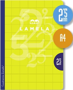 Libreta A4 Cuadrovia 70 g Lamela Colores Surtidos Imagen principal del producto