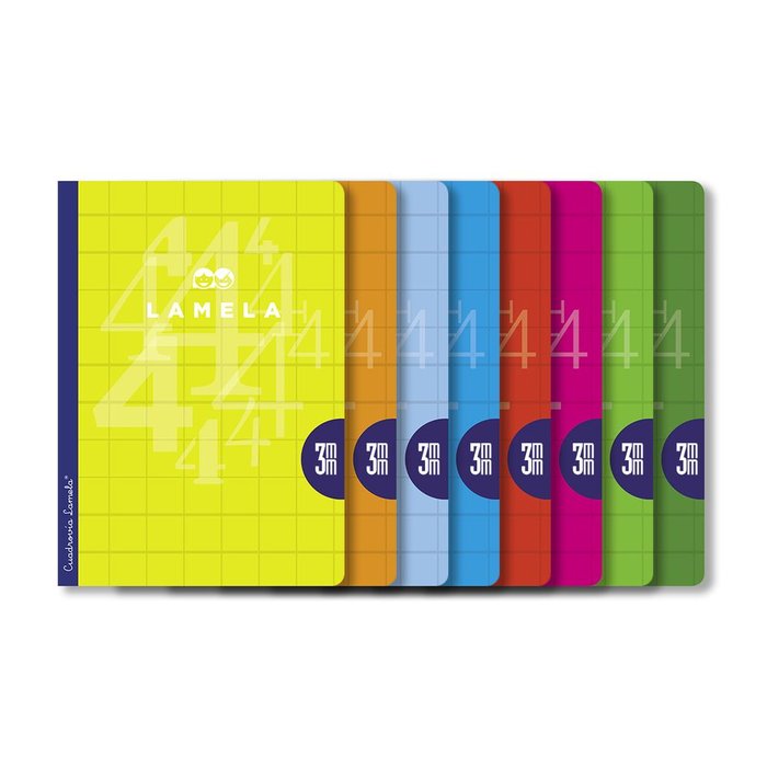 Libreta A4 50H 70G Cuadrovia 3MM Colores Surtidos Imagen principal del producto