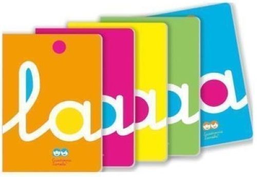 Paq/5 Libreta A4 50H 90G Cuadrovia 4MM Colores Surtidos Imagen principal del producto