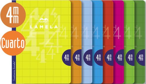 Libreta A5 50H 70G Cuadrovia 4MM Colores Surtidos Imagen principal del producto