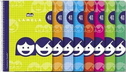 Cuaderno espiral 4o 40 hojas Lamela para estudio y oficina