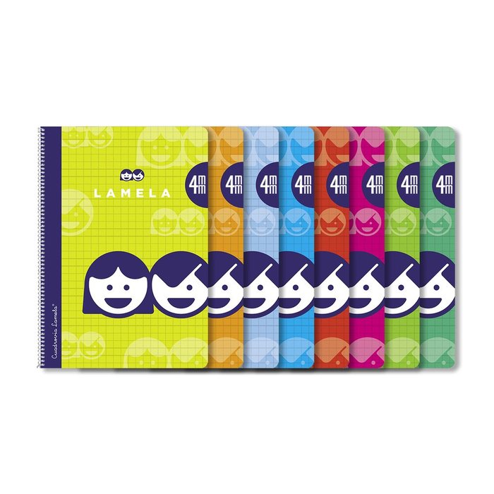 Cuaderno espiral fº 80h 70g 4mm cuadrovia cubierta basica Imagen principal del producto