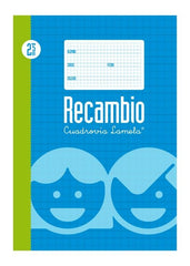 RECAMBIO FOLIO CUADROVIA 2,5MM 100H | 5 UNIDADES | (LAMELA)