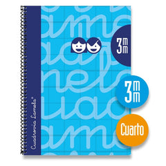 Bloc Espiral Estándar Liso 80H 90g | Lamela | Cartón | Formato Estándar | Pack 5 Unidades
