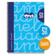 Bloc Espiral Estándar Liso 80H 90g | Lamela | Cartón | Formato Estándar | Pack 5 Unidades