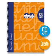 Bloc Espiral Estándar Liso 90g | Lamela | Cartón | Formato Estándar | Pack 5 Unidades