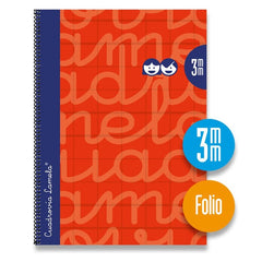 Bloc Espiral A4 Liso 80H 90g | Lamela | Cartón | Formato A4 | Pack 5 Unidades