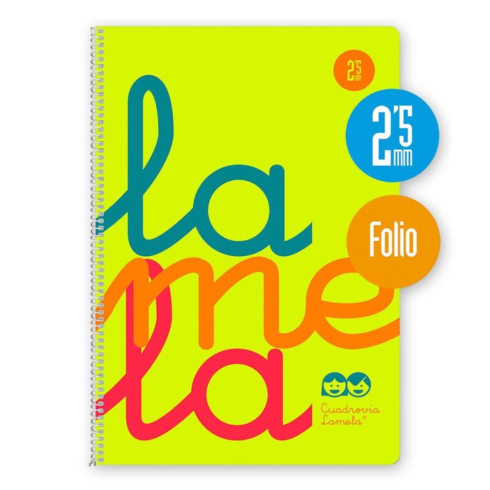 Bloc Espiral A4 Liso 80H 90g | Lamela | Cartón | Formato A4 | Pack 5 Unidades
