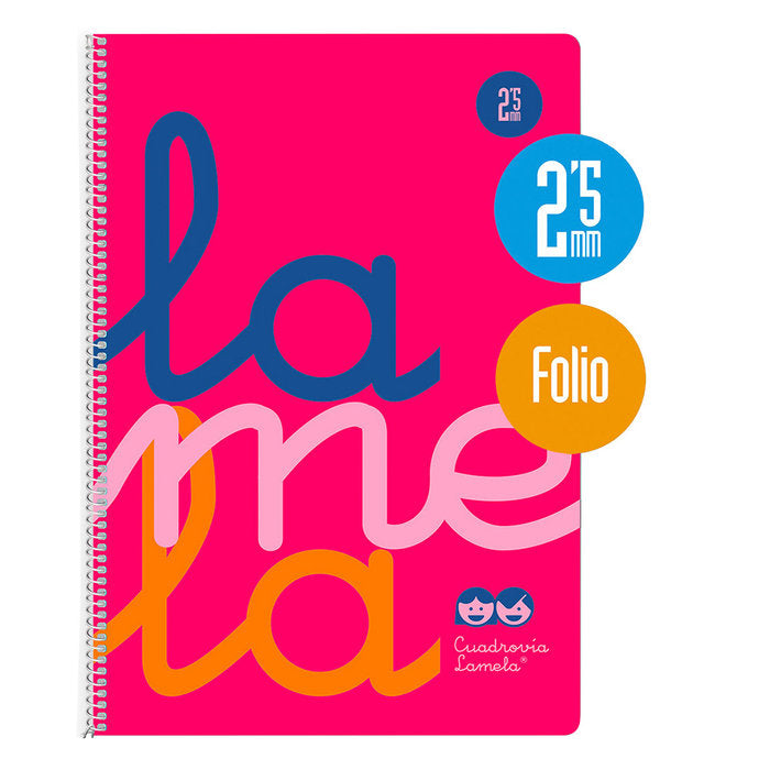 Bloc Espiral A4 Liso 80H 90g | Lamela | Cartón | Formato A4 | Pack 5 Unidades