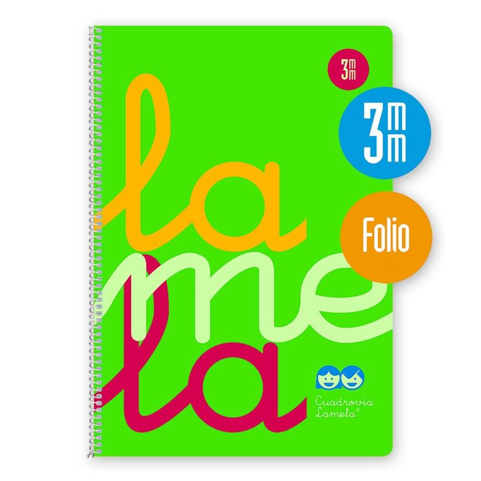 Bloc Espiral A4 Liso 80H 90g | Lamela | Cartón | Formato A4 | Pack 5 Unidades