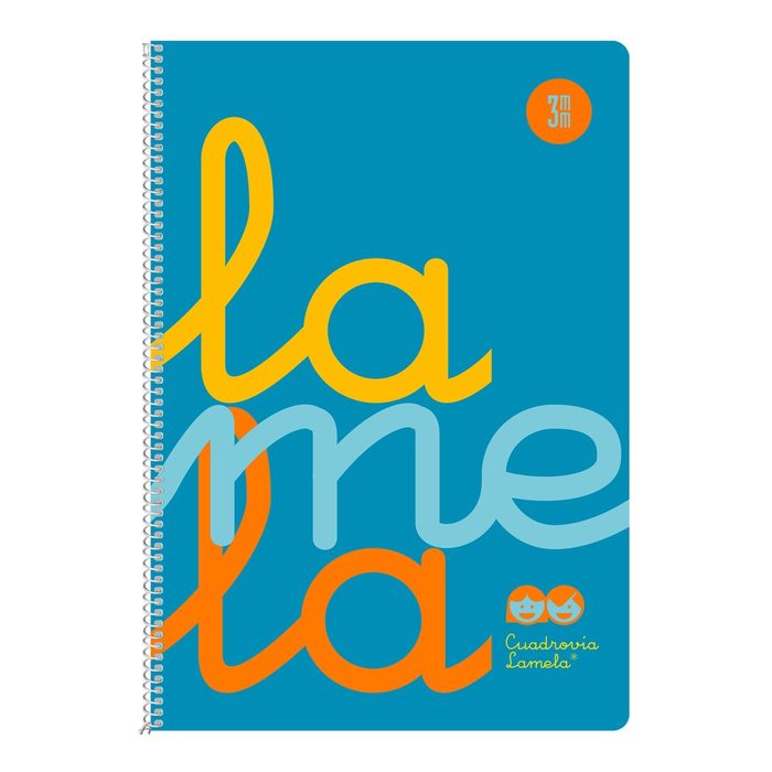 Cuaderno Espiral Fº 80H 90G 3MM Azul Cuadrovia Pp. Imagen principal del producto