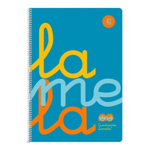 Bloc Espiral A4 Liso 80H 90g | Lamela | Cartón | Formato A4 | Pack 5 Unidades Imagen principal del producto