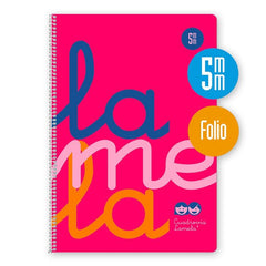 Bloc Espiral A4 Liso 80H 90g | Lamela | Cartón | Formato A4 | Pack 5 Unidades