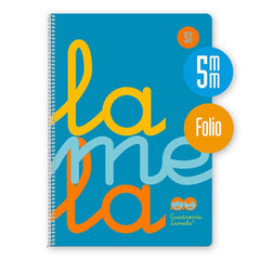 Bloc Espiral A4 Liso 80H 90g | Lamela | Cartón | Formato A4 | Pack 5 Unidades