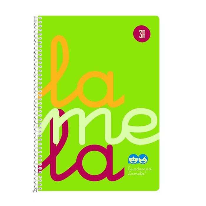 Cuaderno Espiral 4º 80H 90G 3MM Verde Cuadrovia Pp. Imagen principal del producto