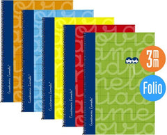 Bloc Espiral A4 Liso 80H 90g | Lamela | Cartón | Formato A4 | Pack 5 Unidades