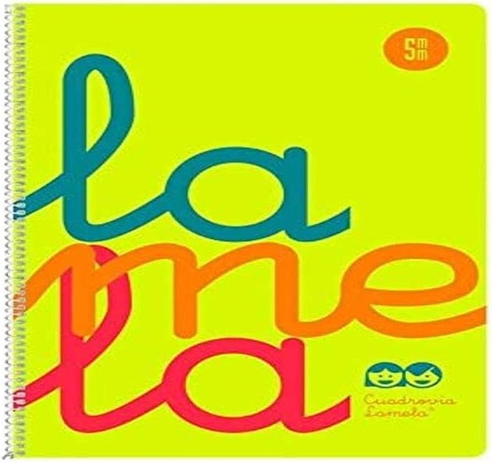 Bloc Espiral A4 Liso 80H 90g | Lamela | Cartón | Formato A4 | Pack 5 Unidades