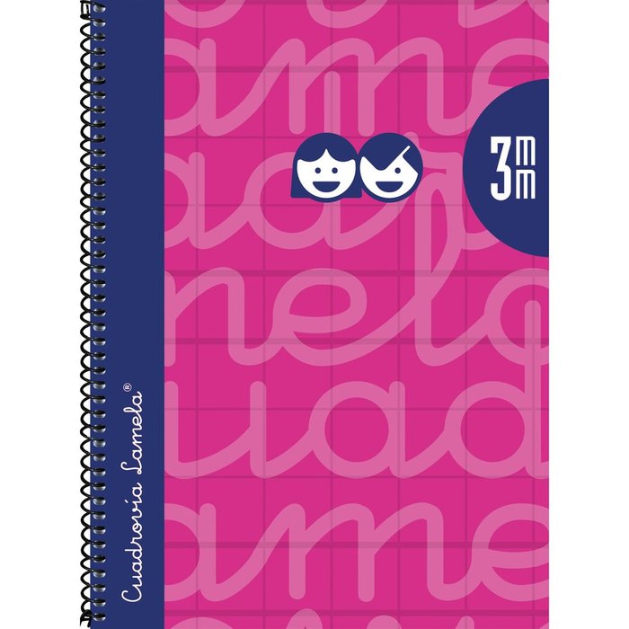Cuaderno Espiral 4º 80H 90G 3MM Fucsia Cuadrovia Extradura Imagen principal del producto