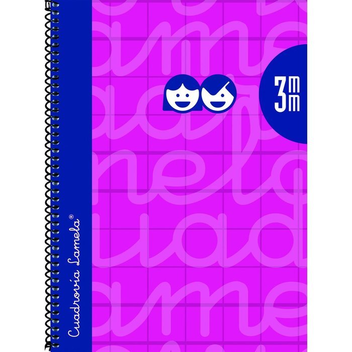 Bloc Espiral Estándar Liso 90g | Lamela | Cartón | Formato Estándar | Pack 5 Unidades