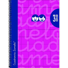 Bloc Espiral Estándar Liso 90g | Lamela | Cartón | Formato Estándar | Pack 5 Unidades