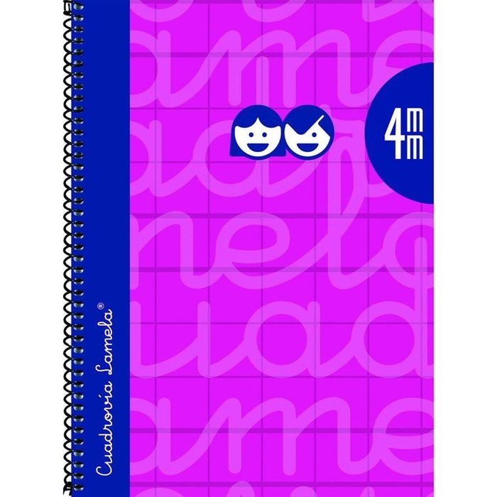 Bloc Espiral Estándar Liso 90g | Lamela | Cartón | Formato Estándar | Pack 5 Unidades