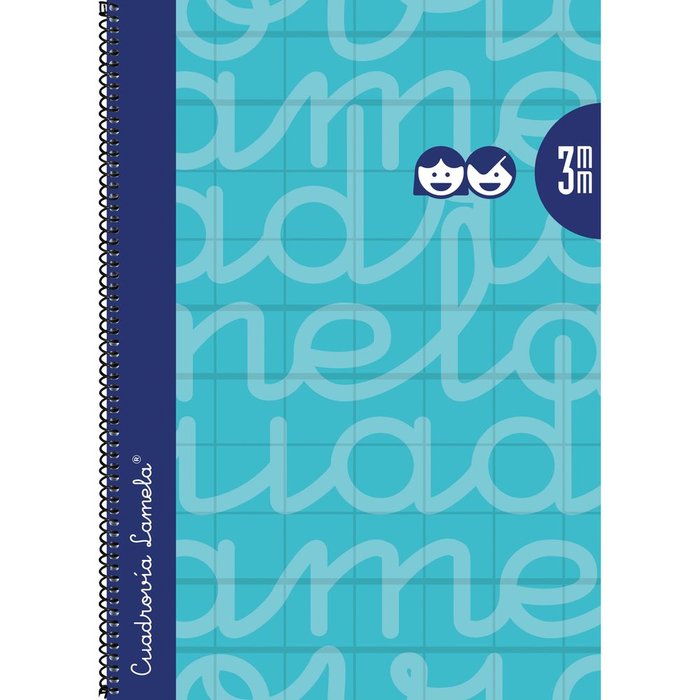 Cuaderno Espiral Fº 80H 90G 3MM Turquesa Cuadrovia Extradur Imagen principal del producto