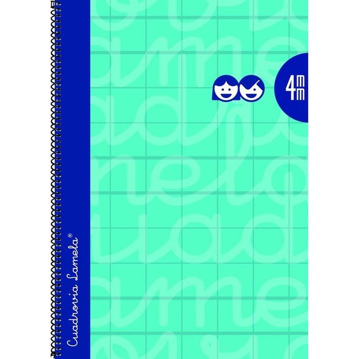 Bloc Espiral A4 Liso 90g | Lamela | Cartón | Formato A4 | Pack 5 Unidades