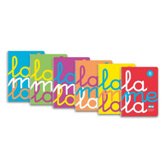 Bloc Espiral A4 Liso 80H 90g | Lamela | Cartón | Formato A4 | Pack 6 Unidades