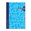 Bloc Folio Lamela Forrado Cuadrovia 5mm Azul, pack 5 unidades