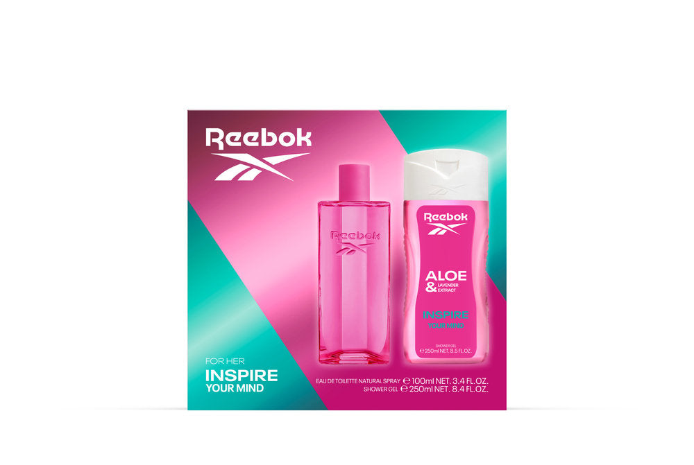 FRAGANCIA REEBOK INSPIRE MUJER COFRET EDT 100ML+GEL 250ML | TAILORED PERFUMES | 1 UNIDAD | 8436611102000 Imagen principal del producto