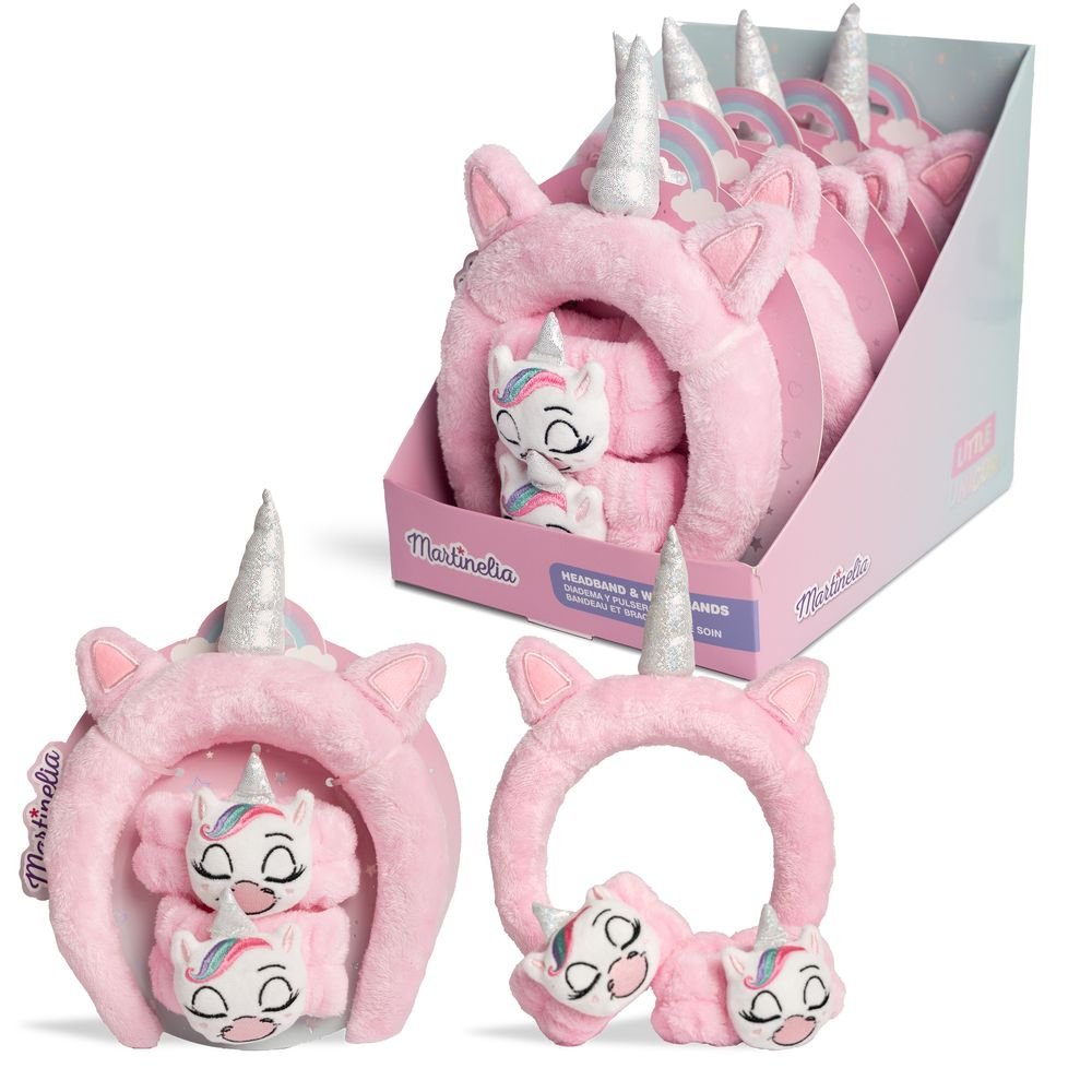 Expositor 6 diadema unicornio plush MARTINELIA