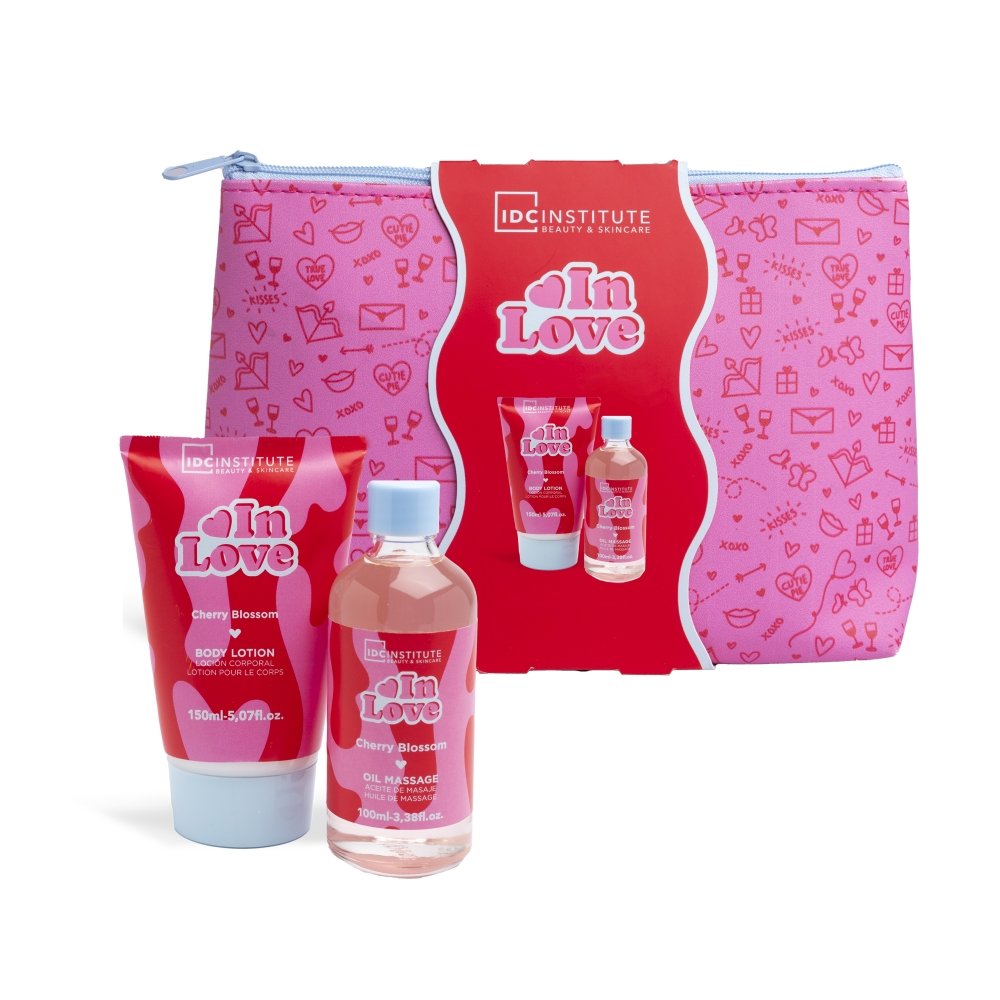 SET BAÑO IN LOVE NECESER ACEITE RELAJANTE Y LOCION CORPORAL | IDC INSTITUTE | 1 UNIDAD | 8436616359027